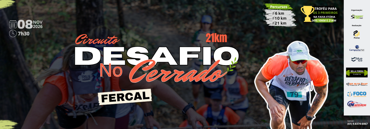 Circuito Desafio no Cerrado 21km-Etapa Fercal